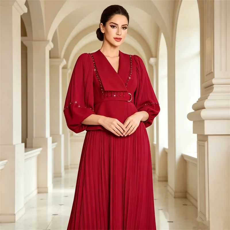 

Eid Abayas for Woman Muslim Dresses Dubai Abayo Djellaba Islam Jalabiya Kaftan Caftan Party Gown Robe Femme Musulmane Vestidos