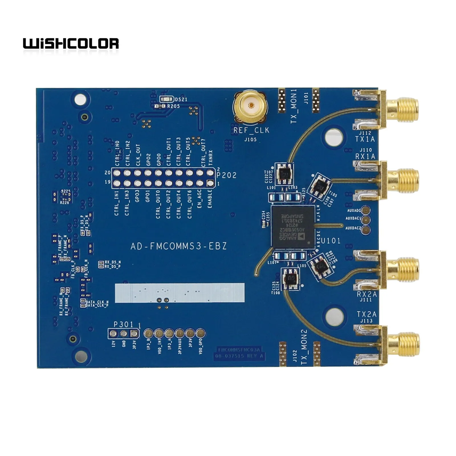 Wishcolor AD9361 RF Daughter Board Module AD-FMCOMMS3-EBZ Official Software Radio SDR Support OPENWIFI