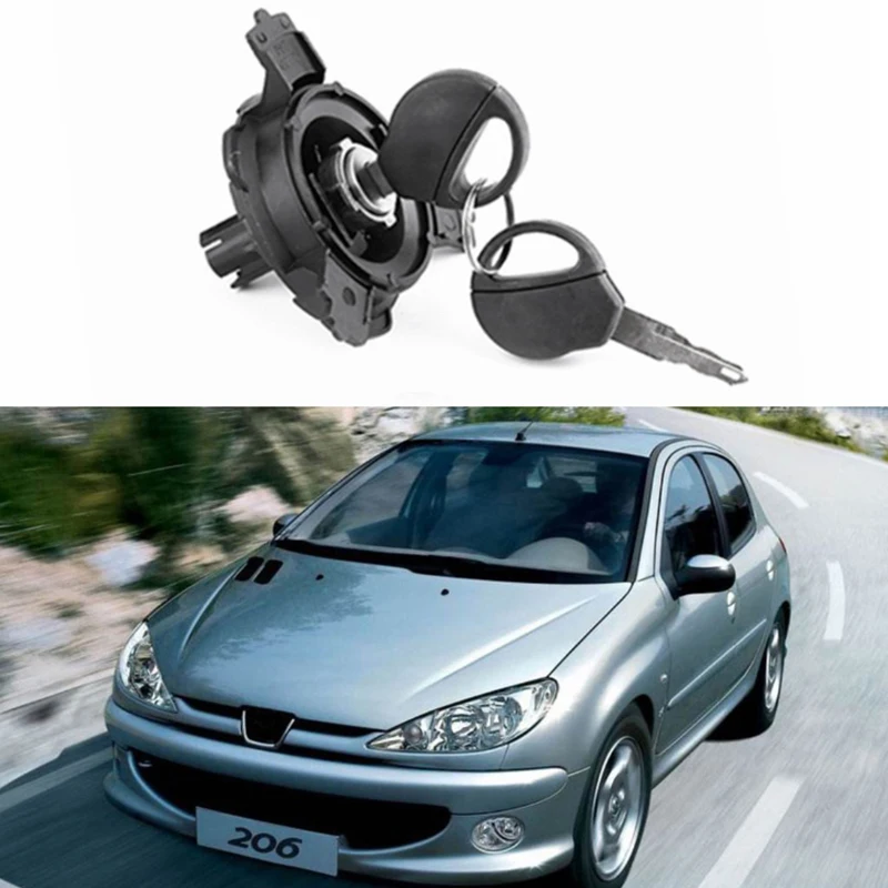 Multi-Purpose Fuel Tank Inner Cover Car Oil Tank Cap For 206 207 Citroen C2 Fuel Tank Cover Lock With Two Keys 1508H2