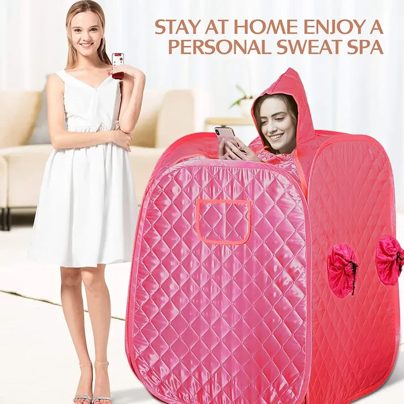 Portable Mini Sauna Steamer for Home Use Compact Family Bath Steam Machine Personal Wellness Spa Device Relaxation Tool Home