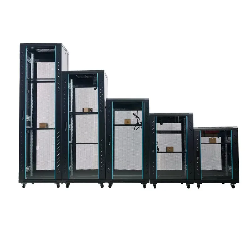 Complete Network Cabinet Accessory Kit for Server Racks Including Cage Nuts Screws Mounting Rails