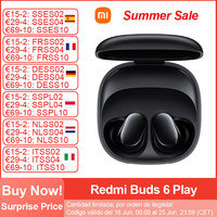 New Xiaomi Redmi Buds 6 Play Wireless Bluetooth Earphone, AI Noise Reduction, BT5.4, Touch Control Wireless Earphone 5 EQ Modes
