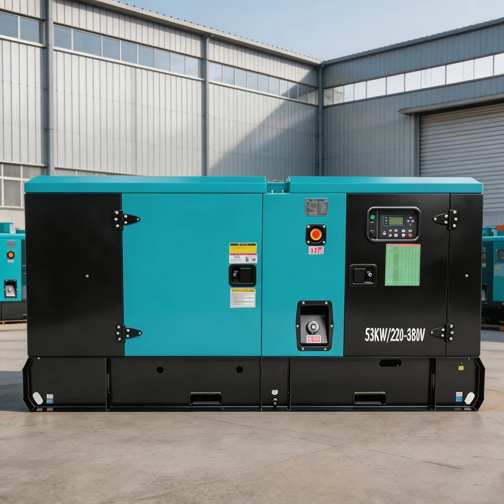 

Customized 53KW 35KVA Soundproof Silent Diesel Generator Set With Automatic Transfer Switch ATS 3 Phase Genset For Uninterrupted