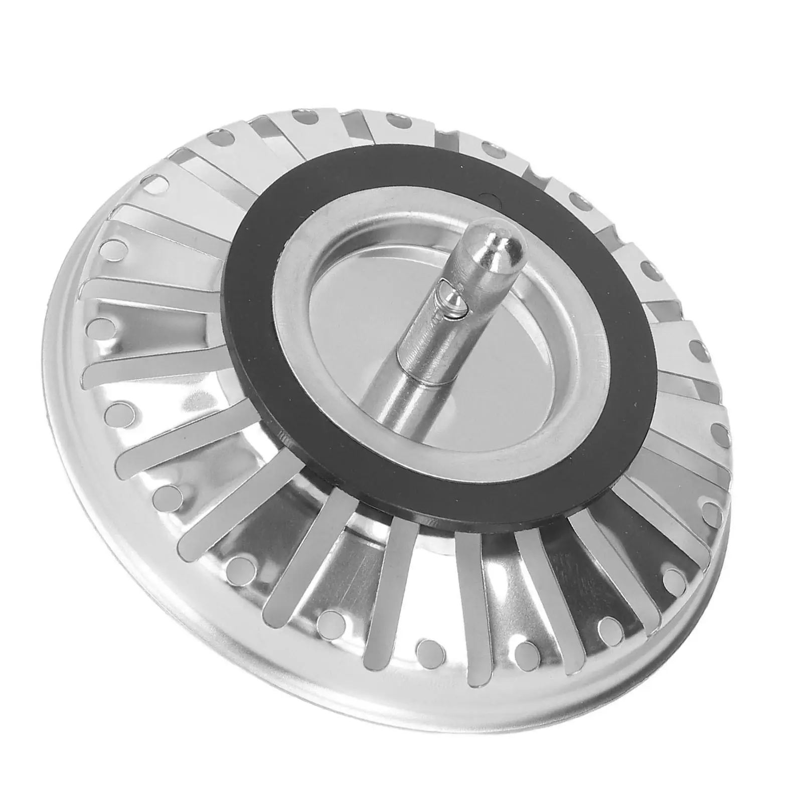 سلة مصفاة حوض المطبخ من الفولاذ المقاوم للصدأ، سدادة سميكة للاستخدام المنزلي، ملحقات الصرف #2