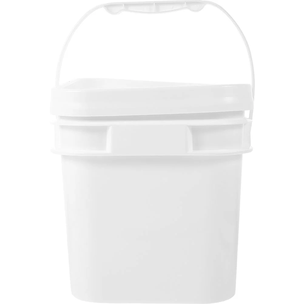 

Chemical Barrel Paint Storage Holder Plastic Bucket Can with Cover 1530X1530X1530CM Buckets For Painting White