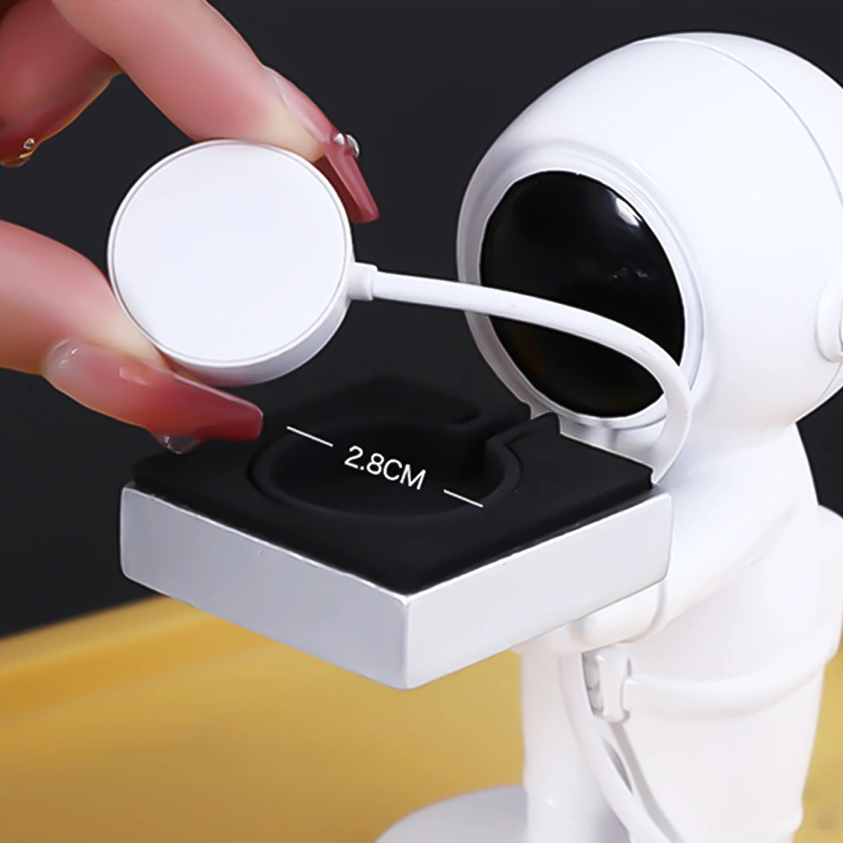 حامل شحن لساعة أبل مبتكر يدعم حامل Iwatch وقاعدة شحن لساعات أبل وملحقات تخزين الطاولة هدية