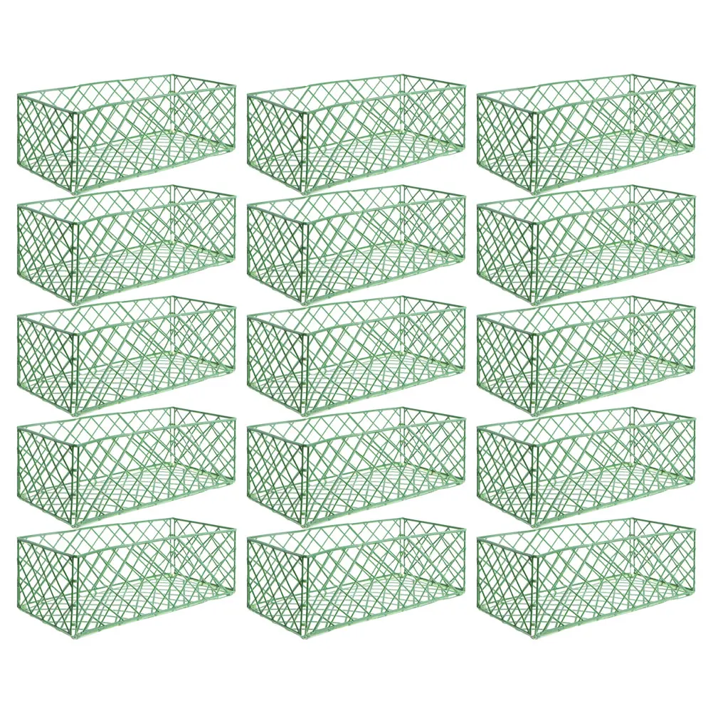 

20 Pcs Flower Mud Holder Arrangement Fixation Grid Florist Supplies Floral Mud Cage Frame Tools Wedding Accessories Soil Basket