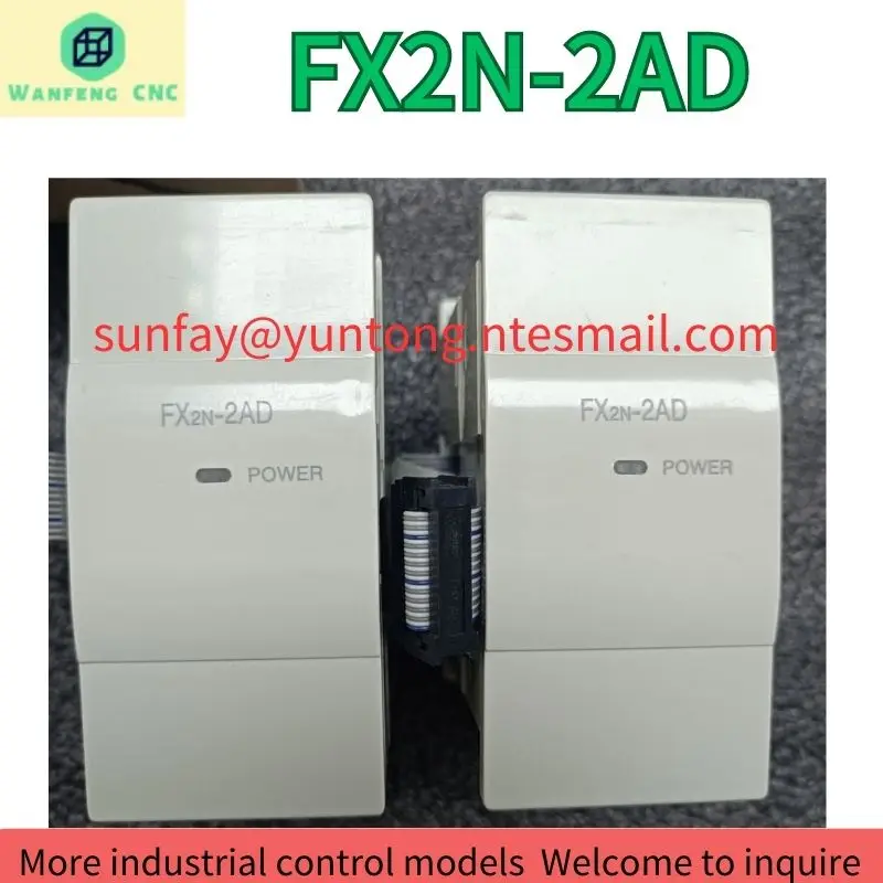 second-hand PLC FX2N-2AD test OK Fast Shipping