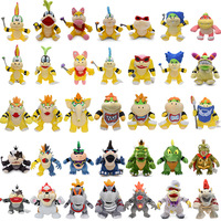 Hot Mario Plush Bowser Bowser Jr. Lemmy Larry Roy  Ludwig Morton Lemmy Iggy Pom Pom King K.Rool Stuffed Toy