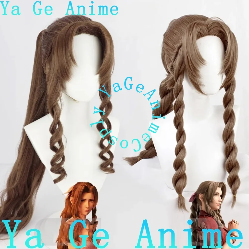 

Ya Ge Аниме Магазин Аэрит Косплей Парик Аниме Игры Хэллоуин Карнавал Вечеринка Синтетические Термостойкие Волосы