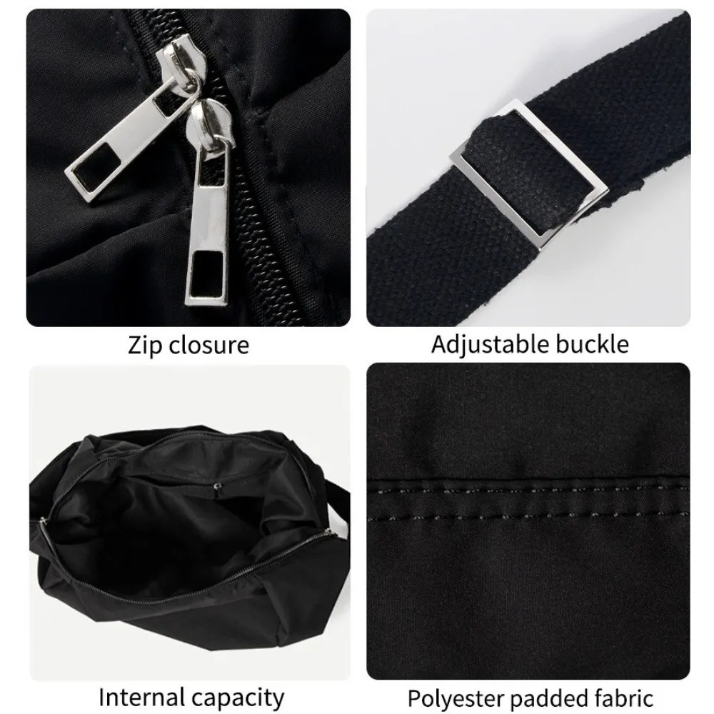 Neue Daunen-Crossbody-Taschen mit großem Fassungsvermögen, lässige, vielseitige Umhängetasche, einfache, leichte Reise-Umhängetasche für Damen und Herren – Detail 2