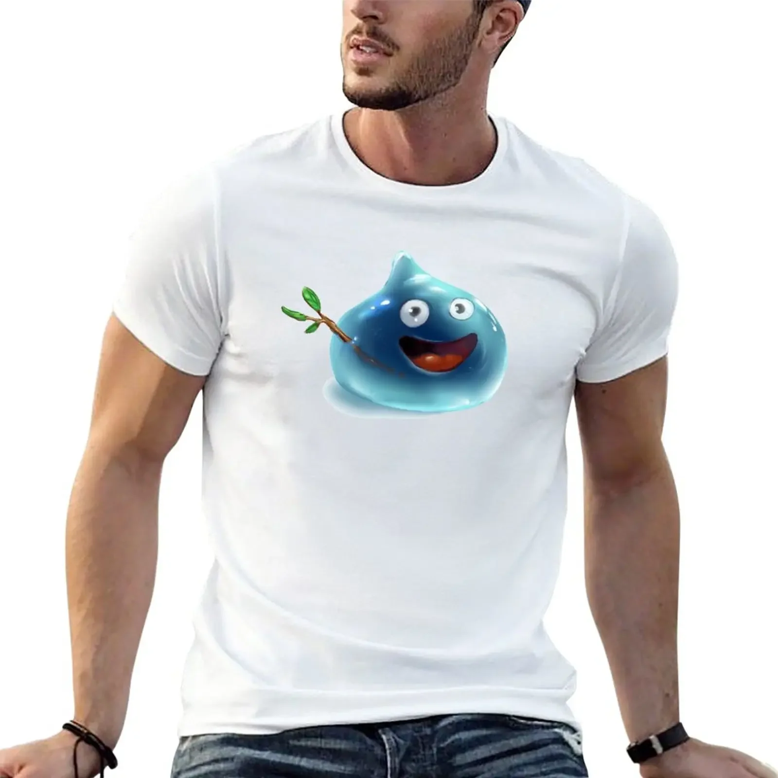 Dragon Quest Slime T-Shirt plain summer tops vintage clothes mens vintage t shirts