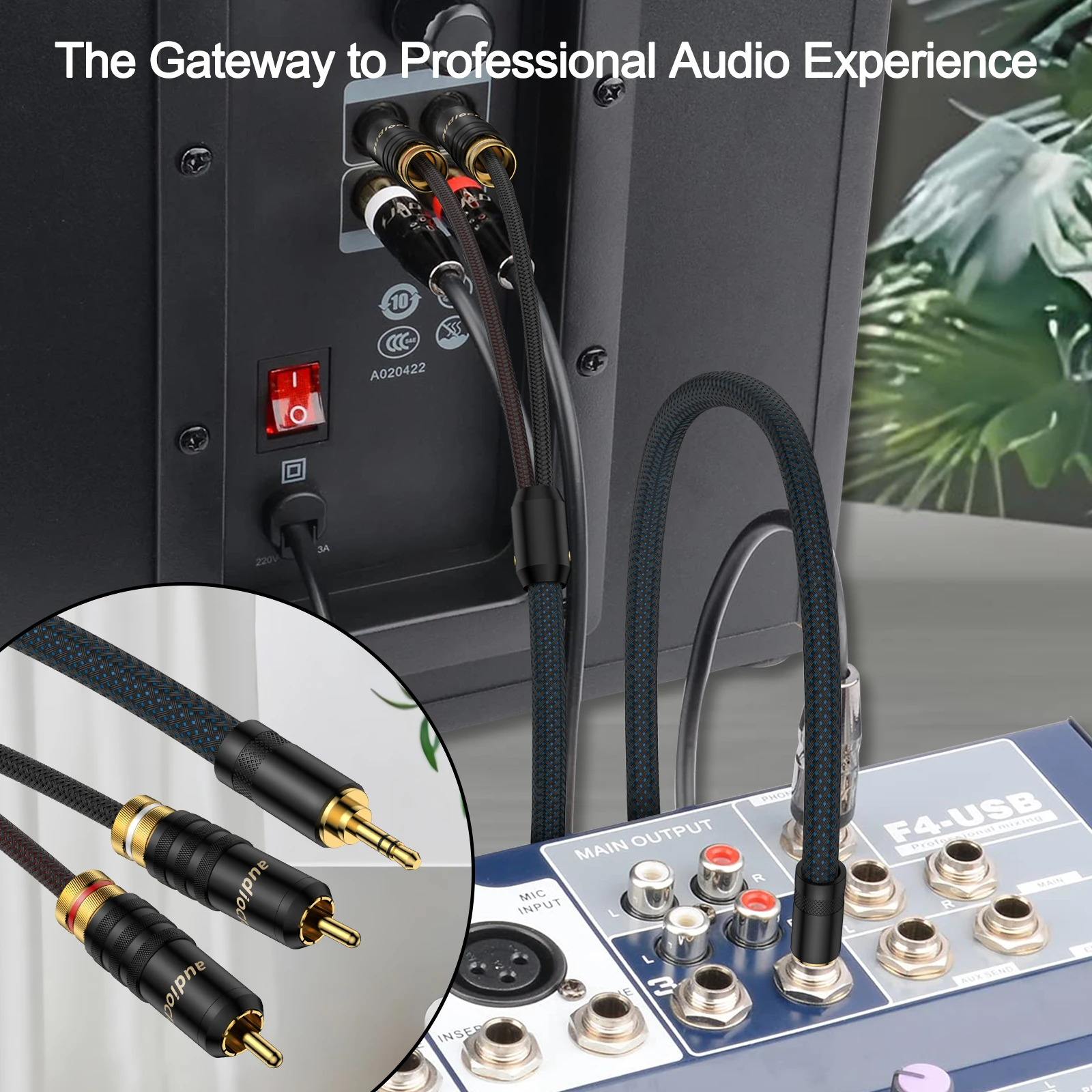 Audiocrast Kabel Audio HiFi 3. - Audio Splitter Y ulasan dan harga