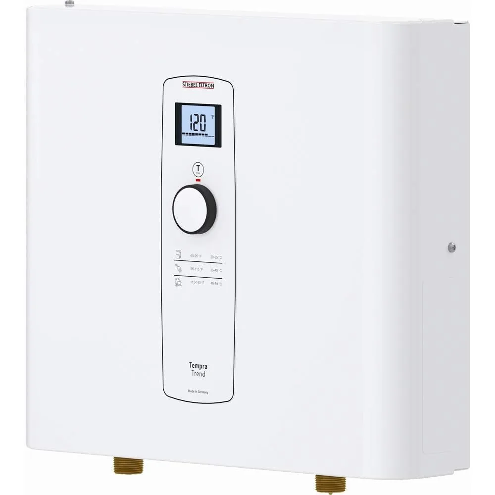 Tankless Water Heater - Tempra 29 Trend – Electric, On Demand Hot Water, Eco, White