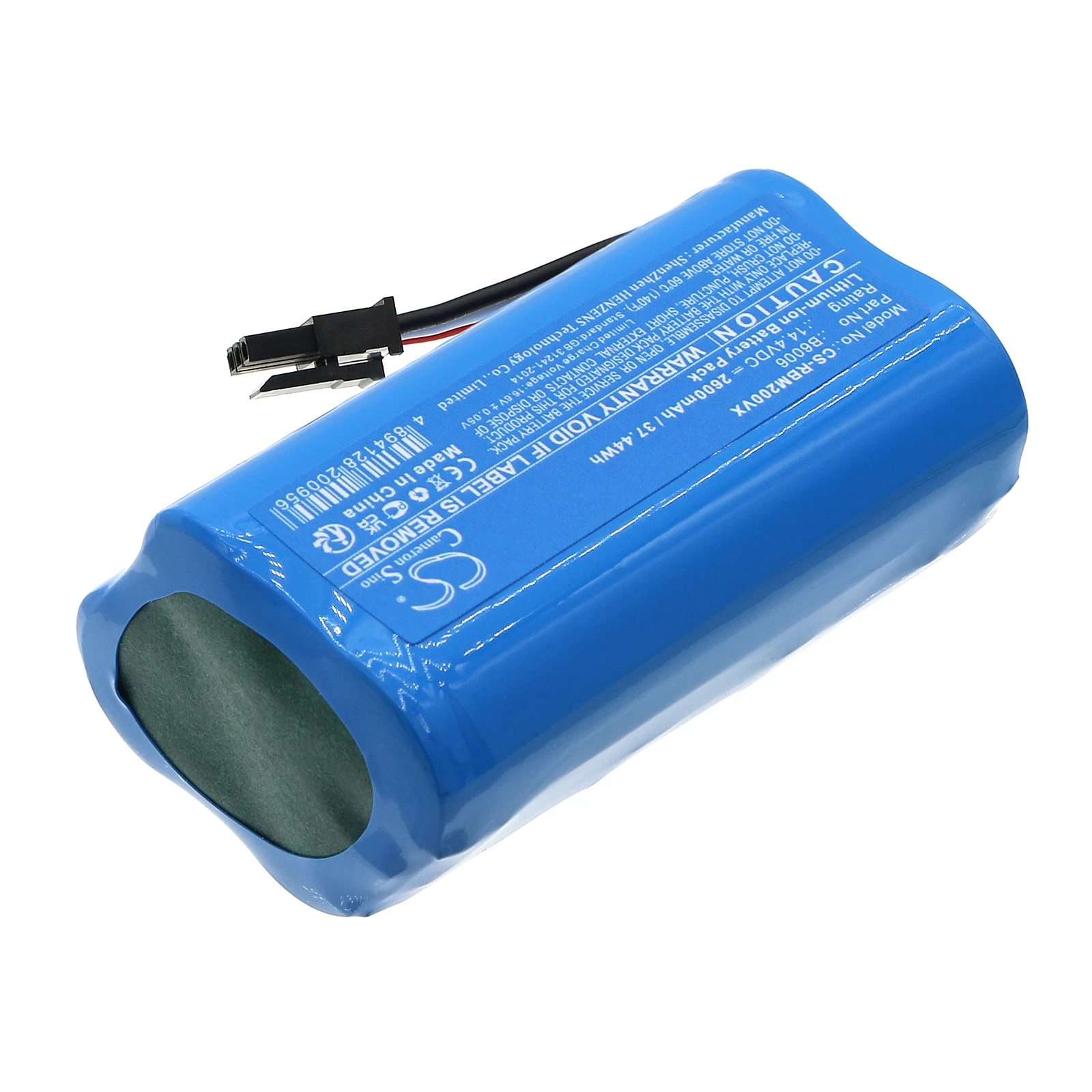 CS Replacement Battery For Robzone Moppy 2.0,Moppy 2.0 Profi B6006,BTX-B6006 2600mAh / 37.44Wh Vacuum