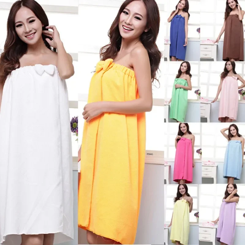 

Носимые банные полотенца из кораллового флиса, женская банная юбка, впитывающий слинг, халат, банные юбки, быстросохнущее полотенце для душа и ванной комнаты