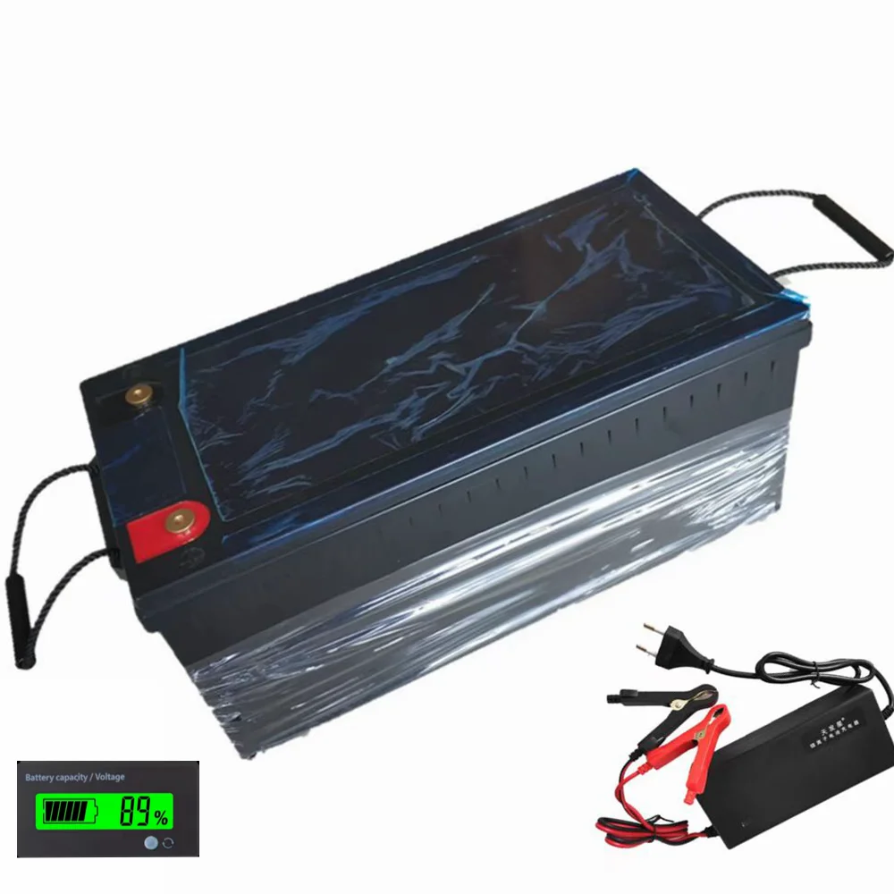 12V 24V 48V 100Ah 200Ah 280Ah 300Ah 400Ah LiFePo4 Battery Lithium Iron Phosphate Batteries For Solar Boat inverter Golf Cart