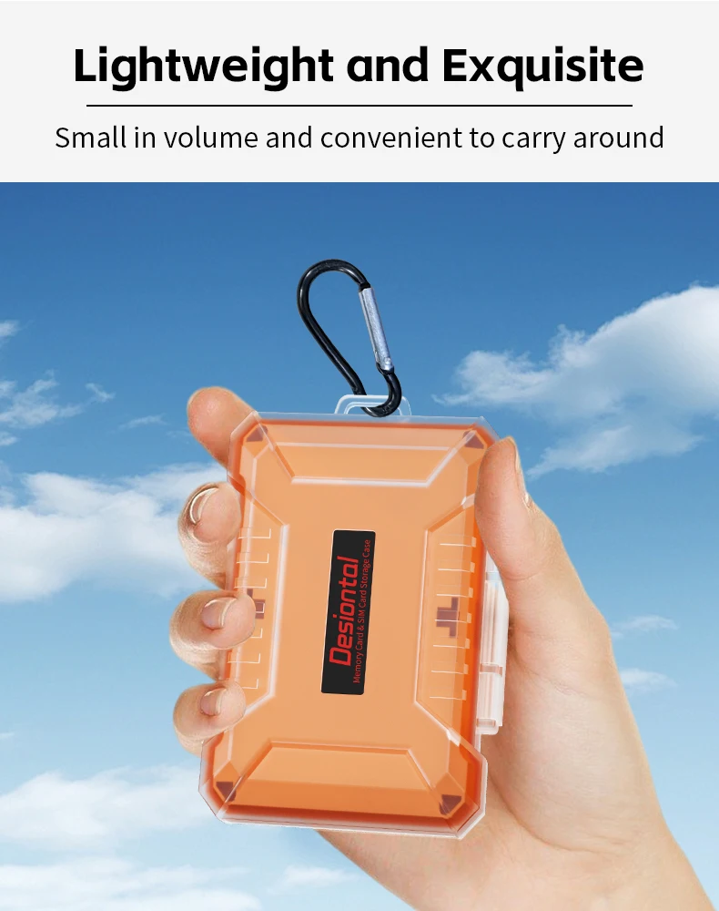 Kamera SD-Kartenhülle CFexpress B Aufbewahrung Wasserdichtes TF-Kartenetui Anti-Shock-Speicherkartenhüllen für CF SIM Fotografie Zubehör – Detail 10