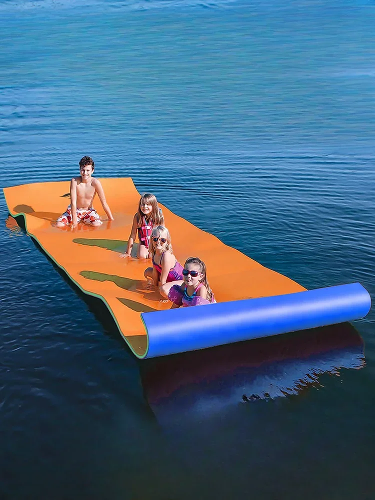 Water magic carpet floating mat children's floating pool bed