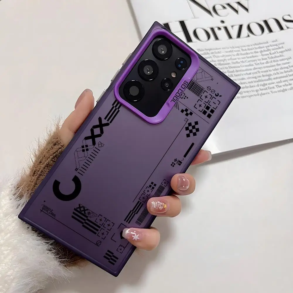 لعبة Csgo Cs2 قضية الهاتف لسامسونج غالاكسي S25 S24 S22 S23 الترا S21 S23 زائد 5G لامعة غطاء من البولي يوريثان للصدمات Funda