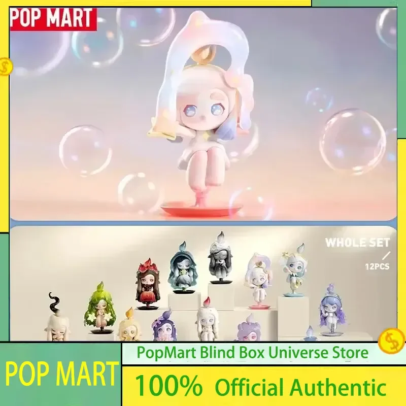 

POPMART CHAKA Light Sprite Series слепая коробка игрушки Kawaii аниме фигурка Caixa Caja сюрприз Mystery Box куклы подарок для девочек