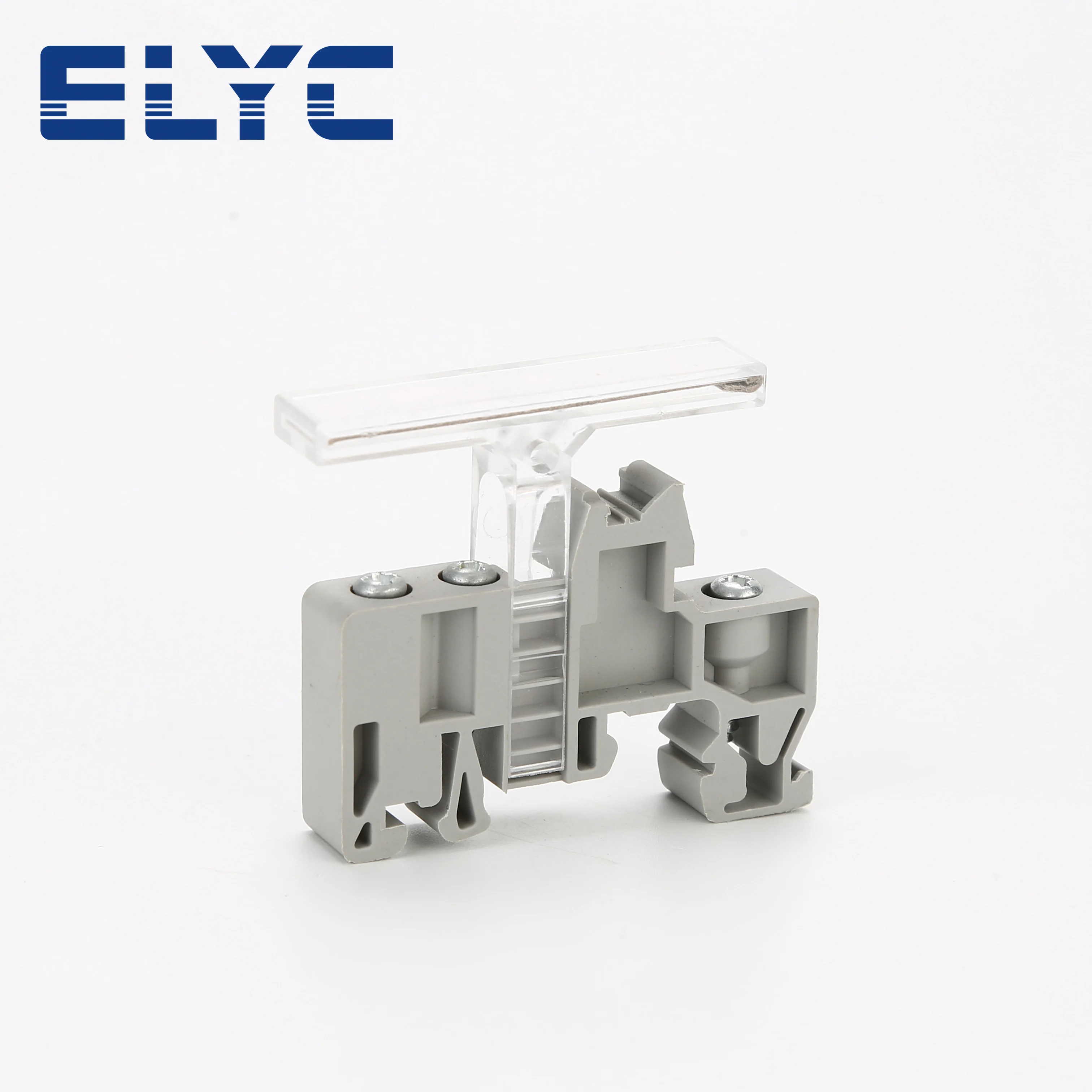 10Pcs End Stop Bracket E/UK E/UK3 EW35 WKF35 Mounting NS 35 DIN Rail Terminal Block Fixed CLIPFIX Screwless Tool-free End Clamp