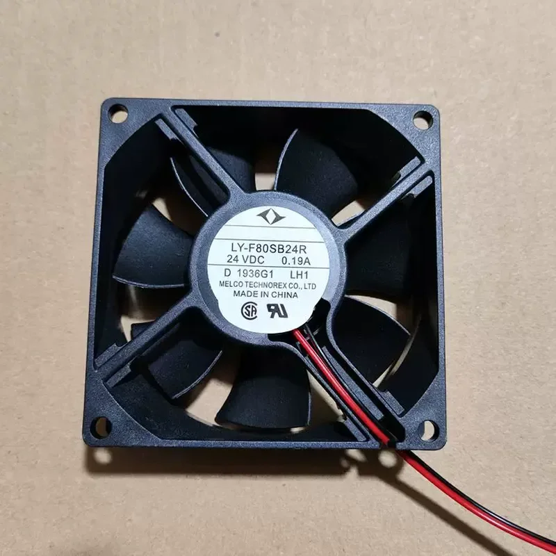 for LY-F80SB24R 24VDC 0.19A LH1 8025 8CM Inverter Cooling Fan New