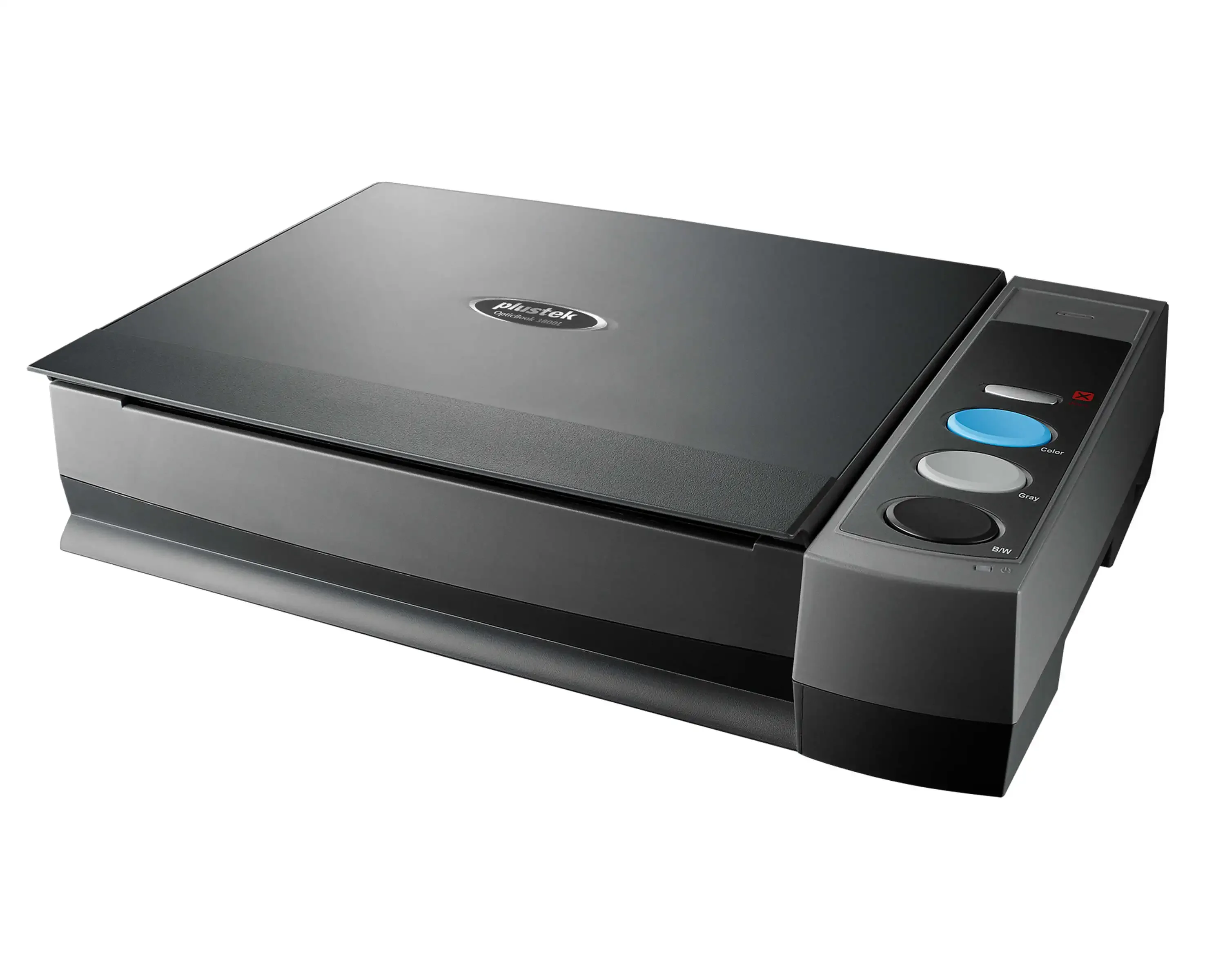 Escáner de libros Plustek A4 OpticBook 3800L, escáner de cama plana con sensor CCD y diseño para escanear libros con bordes curvos - Escuela, biblioteca, digitalización de revistas