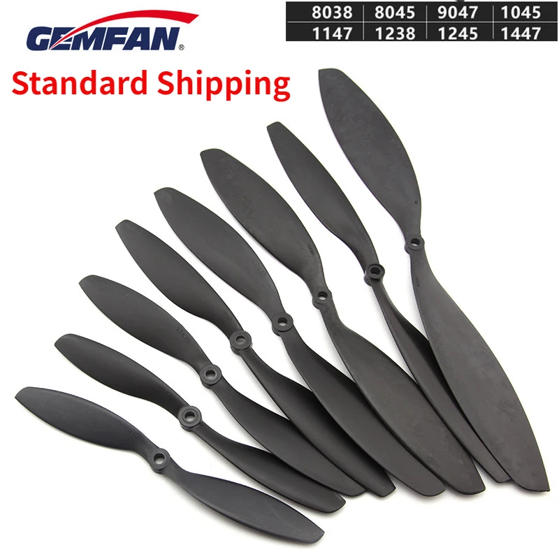 

2Pairs(2CW+2CCW) Gemfan Carbon Nylon Propeller 7038 8038 8045 9047 1038 1045 1050 1147 1245 for RC Multirotor Fixed-Wing