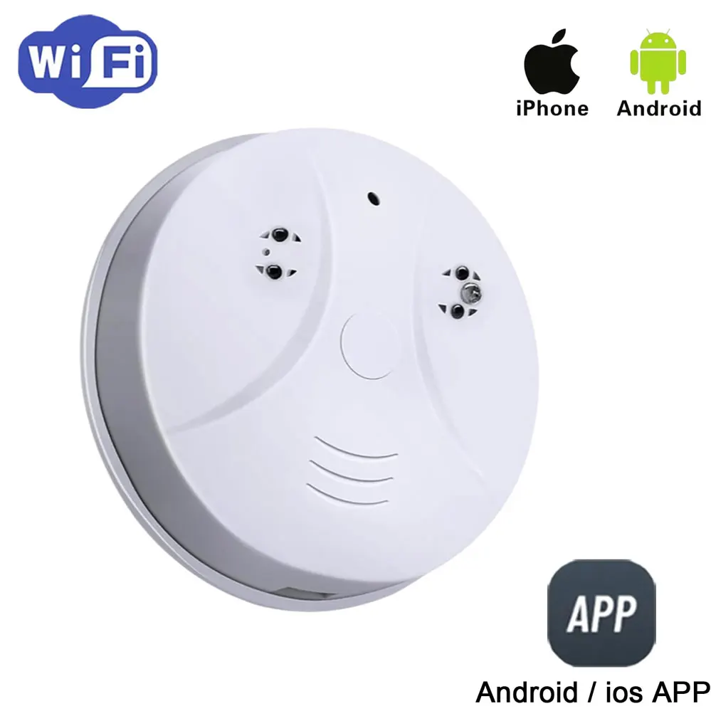 Многофункциональная бытовая сигнализация дыма и датчик дыма. Управление WIFI, поддерживающее телефоны IOS и Android.