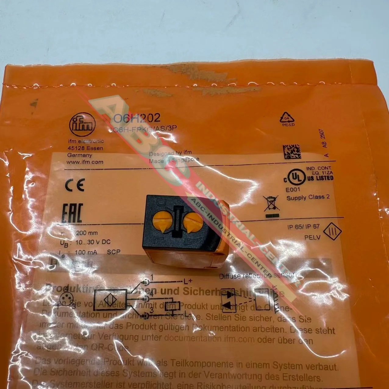 capteur-photoelectrique-o6h202-o6h-fpkg-as-3p-100-neuf