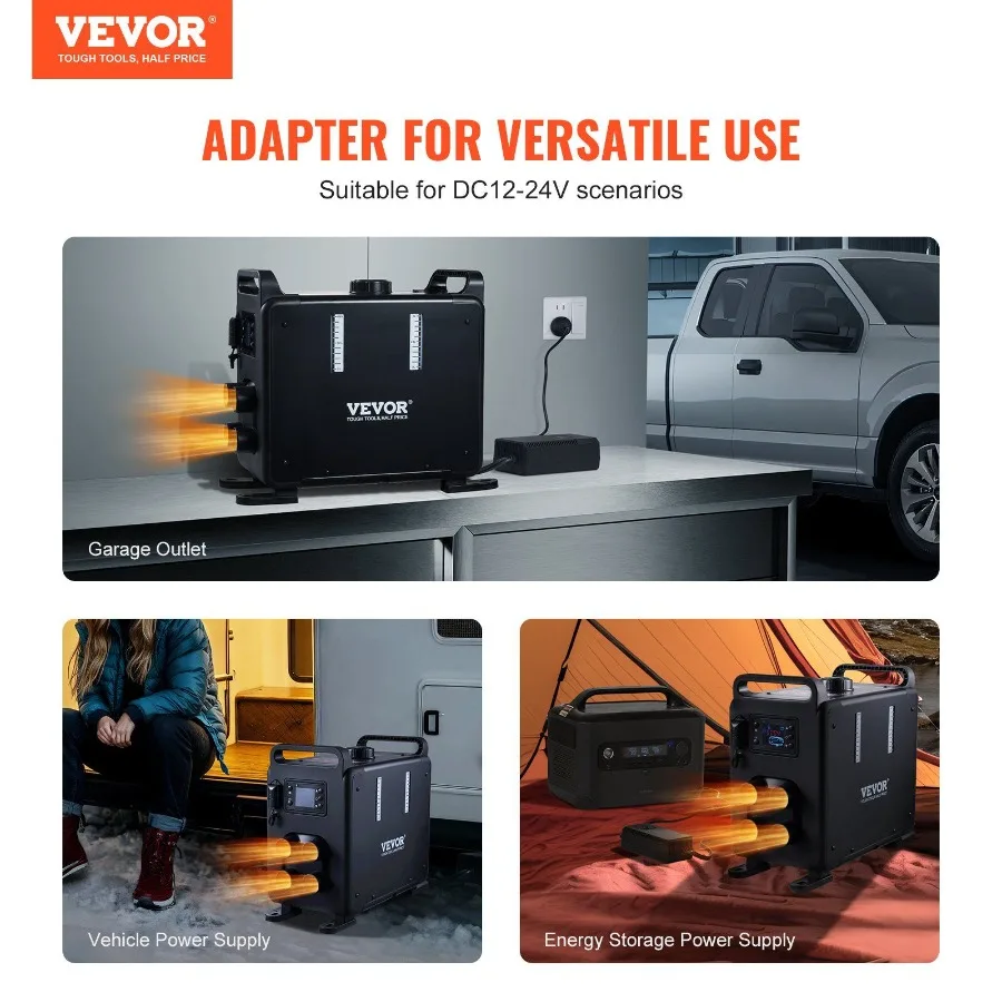 ディーゼルエアヒーター ディーゼルヒーター 12V 24V 8KW Bluetooth APP制御 車両用