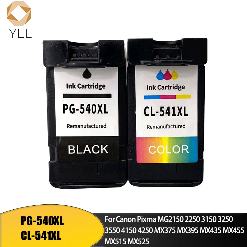 

Чернильный картридж PG540 CL541 для Canon MG2150 2250 3150 3250 3550 4150 4250 MX375 MX395 MX435 MX455 MX515 MX525