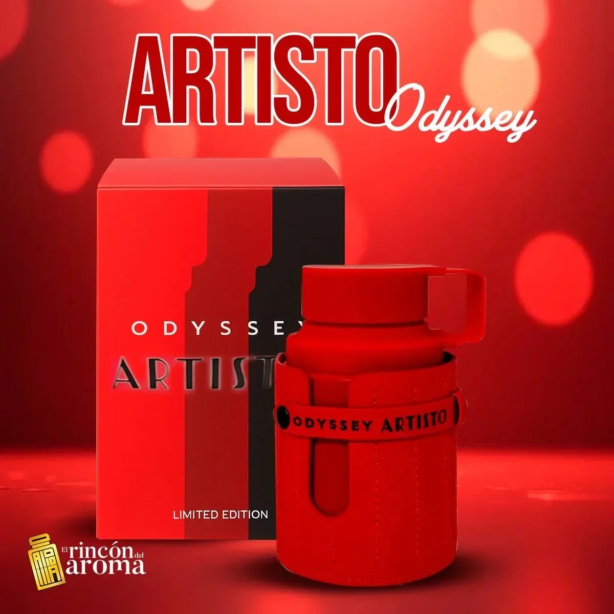عطر Armaf Odyssey Artisto Red Edition EDP 3.4oz / 100ml – جوز الهند الحلو الفانيليا الحمضيات الأزهار طويلة الأمد للجنسين هدية عطر #2