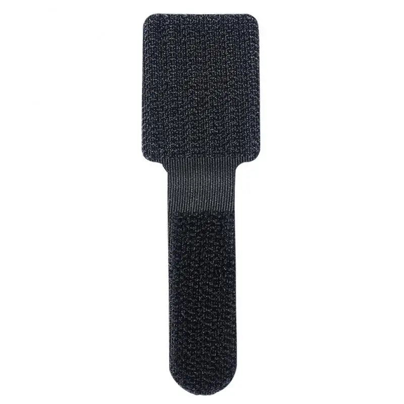 분리형 케이블 정리함 타이 마우스 이어폰 와이어 관리 나일론 케이블 타이, 재사용 가능한 후프 스트랩 타이