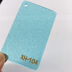Glitter Silver Acrylic Sheet Dazzling Laser Gold Cong Powder, Plexiglass, Stand-up Keychain, Bag Hanging 3mm Thickness 2 Pieces