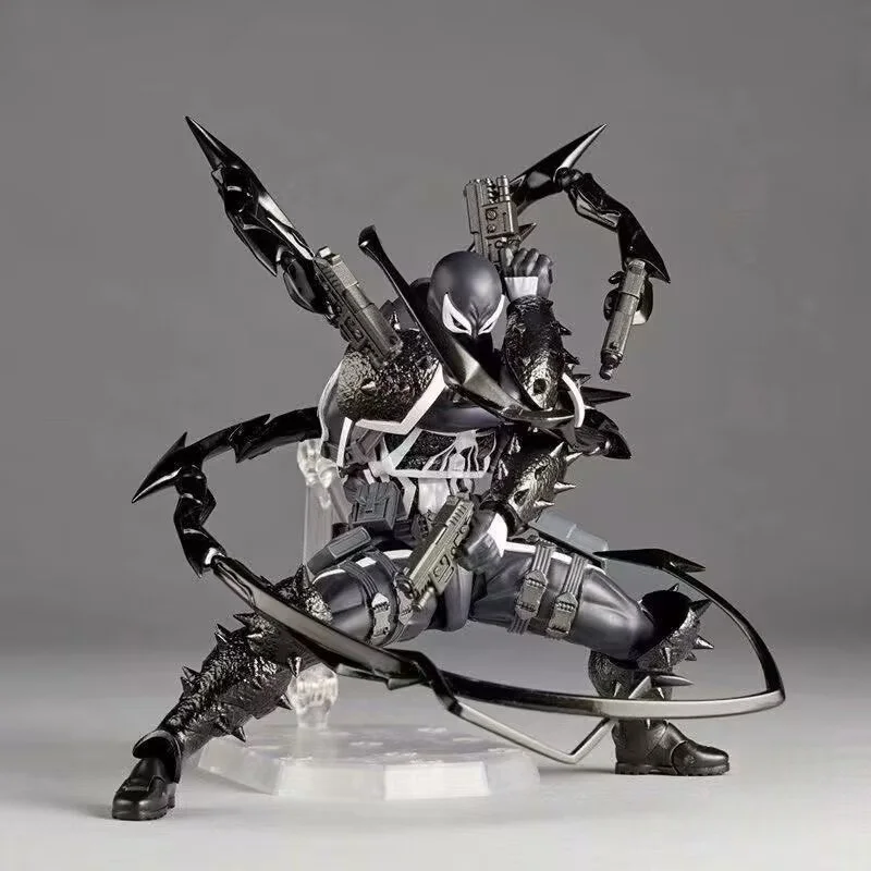 

Agent Venom Spiderman Action Figure - Anime Model Customized Gift by CT Toys Hot New Collectible Handmade Figurine for Fans