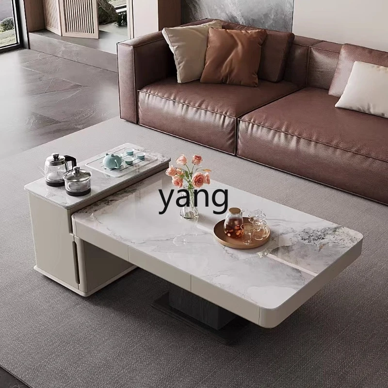 

yhm Dual-purpose Multi-functional Dining Table Minimalist Movable Rock Plate