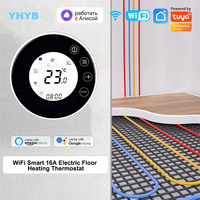 YHYBWiFi Smart Heating Thermostat LCD Voice Control Compatible with Alexa Tuya Alice Electric Water Floor Temperature Controller