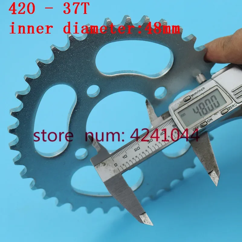 Gear wheel plate 420 428 37T tooth 48mm rear chain sprocket  for 90CC-160cc ATV quad Stomp pit dirt bike