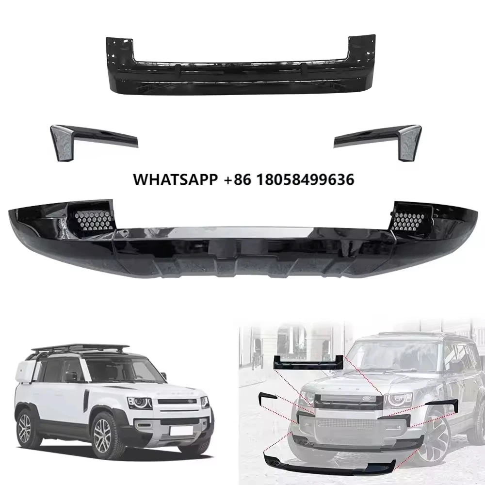 

Front Bumper Lip Spoiler for Land Rover Defender AccessoriesCar Lower Bumper Lip Splitter Spoiler Trim Body Kit Protector Strip