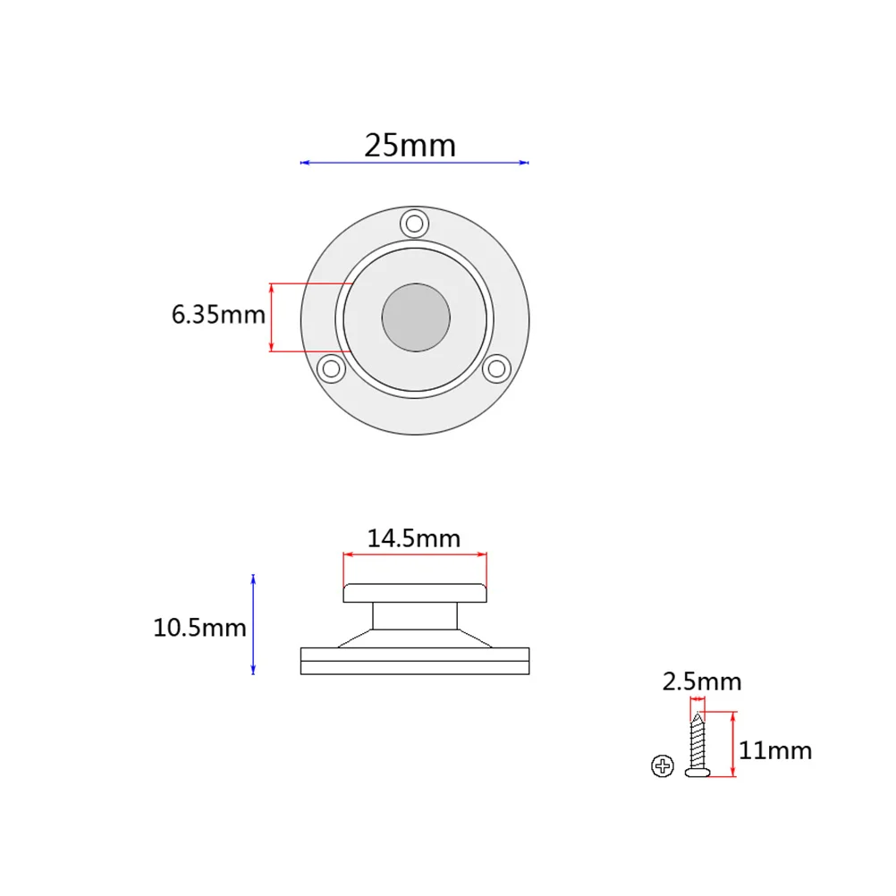 

Chrome Screw Mount Endpin Jack With Strap Button For Acoustic Guitar Electric Bass Instrument Repair Kit Accessory