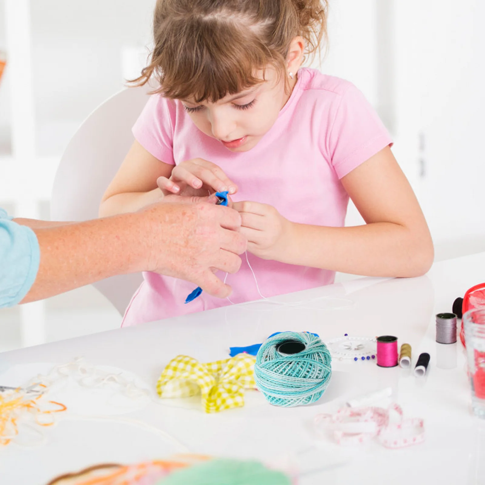 12-delige kleurrijke katoenen flossset helder en duurzaam voor kruissteek handweven ambachtelijke benodigdheden draagbaar individueel verpakt