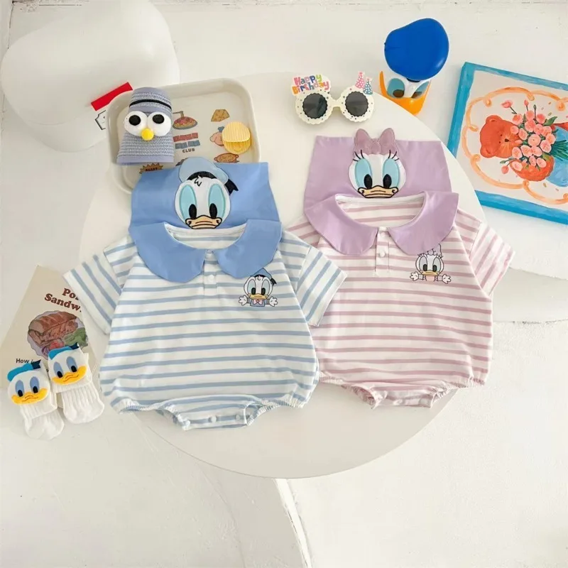 Kawaii Disney Donald Duck Hat Cartoon Cute Hat for Babies A Cotton Soft and Comfortable Outing for Baby Gift H2841-2