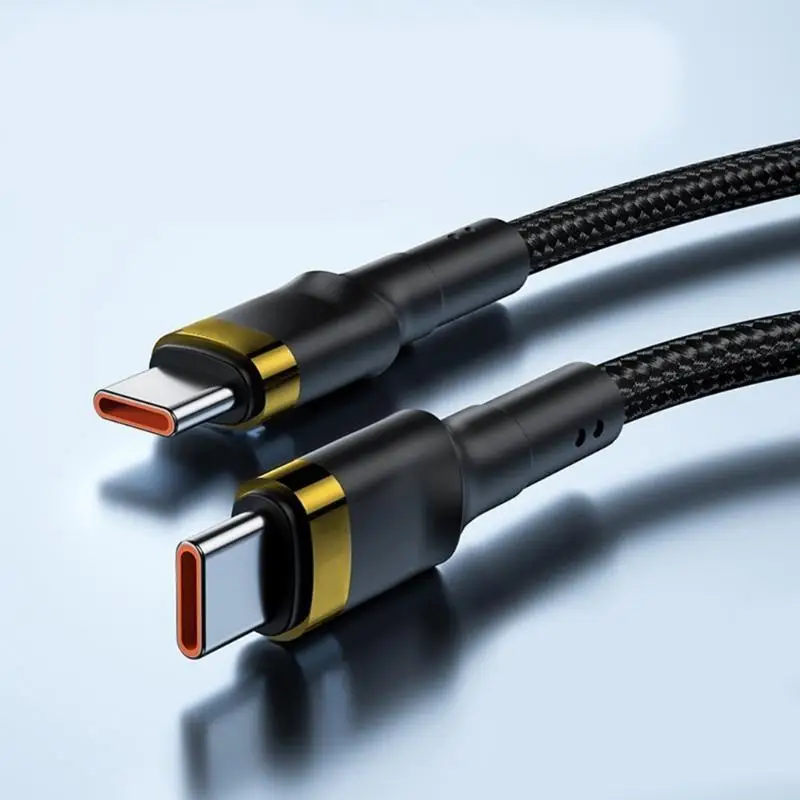 R53C Hochleistungs-120-W-10-A-Typ-C-Ladekabel für Typ-C, eine schnelle Aufladung gewährleistet – Detail 1