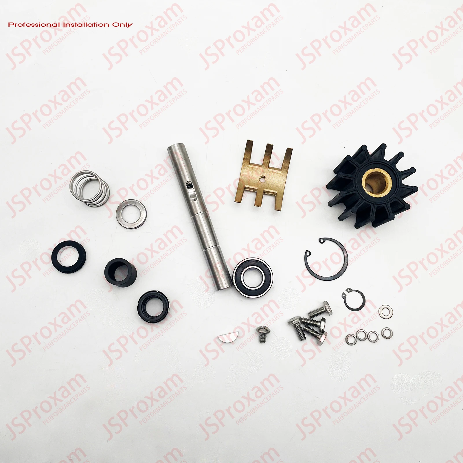 11068-SHW Replaces Fit For Crusader Sherwood 11744 10615K Major Repair Kit 11068 + Shaft Pump E35 E-35 Impeller