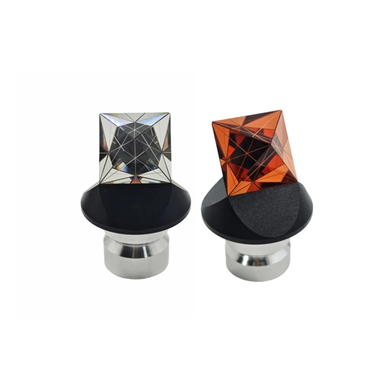 

New Sliver/Copper Coated 540 Degree Mini Prism with 5/8x11 Thread Adapter, 540 Degree Mini Prism for Leica Total Survey Station