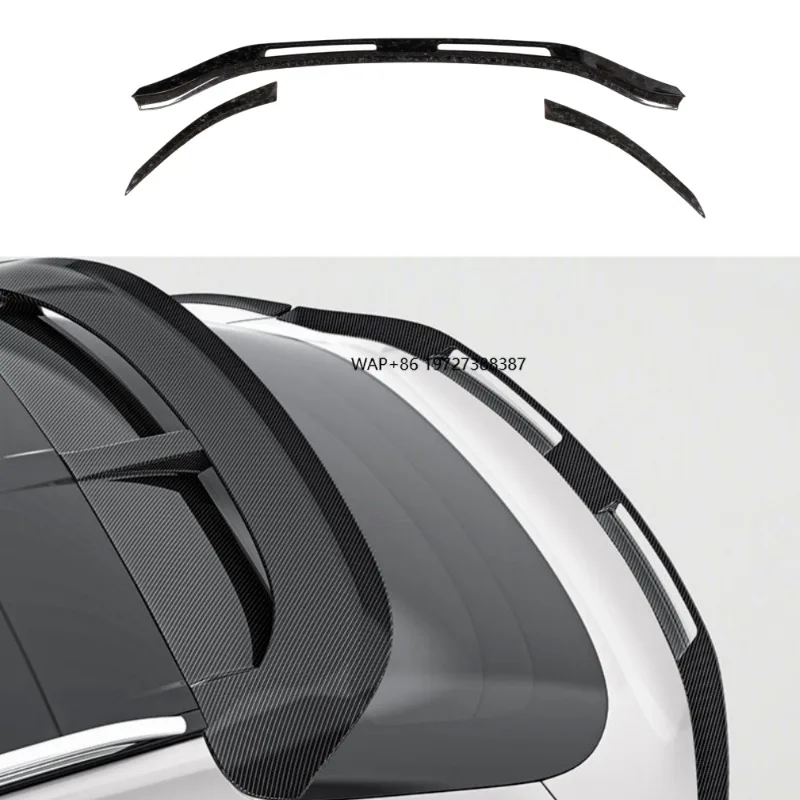 Hot Selling PK Style Dry Carbon Fiber Forged Pattern Rear Spoiler Trunk Spoiler Body Kit Upgraded for DBX