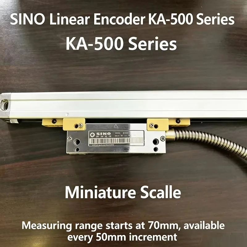 SINO Lathe Linear Grinder Encoder Model KA-500, 5μm Resolution, 5V TTL, Mini Electronic Scale