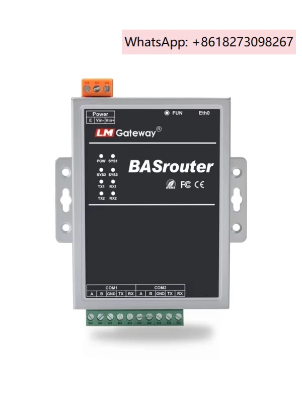 

Розы BACnet BACnet MSTP для BACnet IP и поддерживает 2 автобуса MSTP одновременно OO
